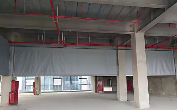 成县防火布挡烟垂壁